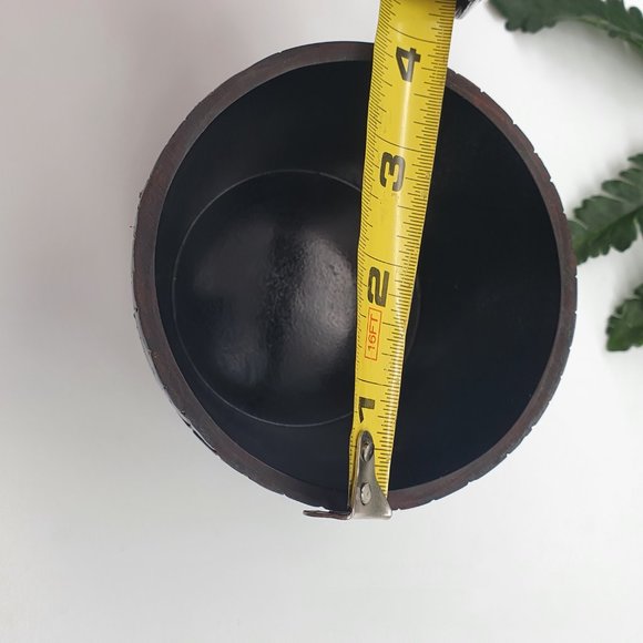 Vintage Mahogany (?) Wooden Trinket Box - Picture 6 of 6